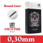 Aiguilles Round Liner 0,30mm Premium - Par 5 ou 50