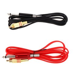 Cable RCA standard 1.80m - Noir, Rouge ou bleu
