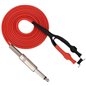 Clip Cord Deluxe 1.80m - Noir, Rouge ou bleu