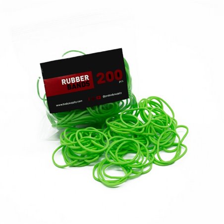 Élastiques Verts paquet de 200 unités