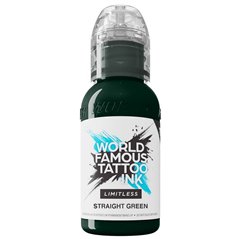 Encre WORLD FAMOUS Limitless Straight Green (30ml)