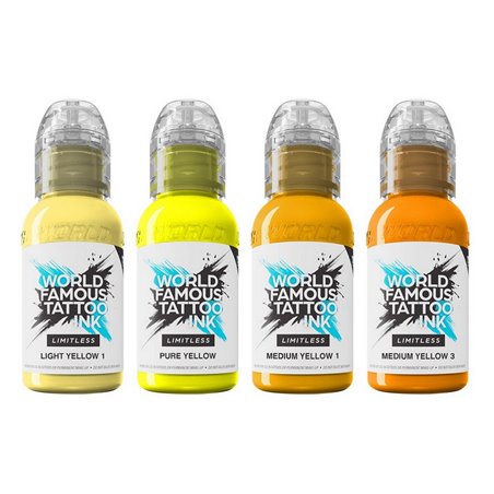 Set WORLD FAMOUS Limitless Shades of Yellow (30ml)