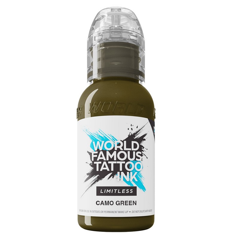 Encre WORLD FAMOUS Limitless Camo Green (30ml)