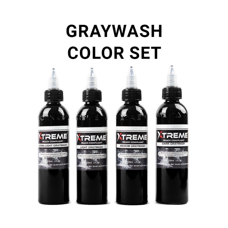 Set Encres Xtreme Ink - GrayWash (120ml)