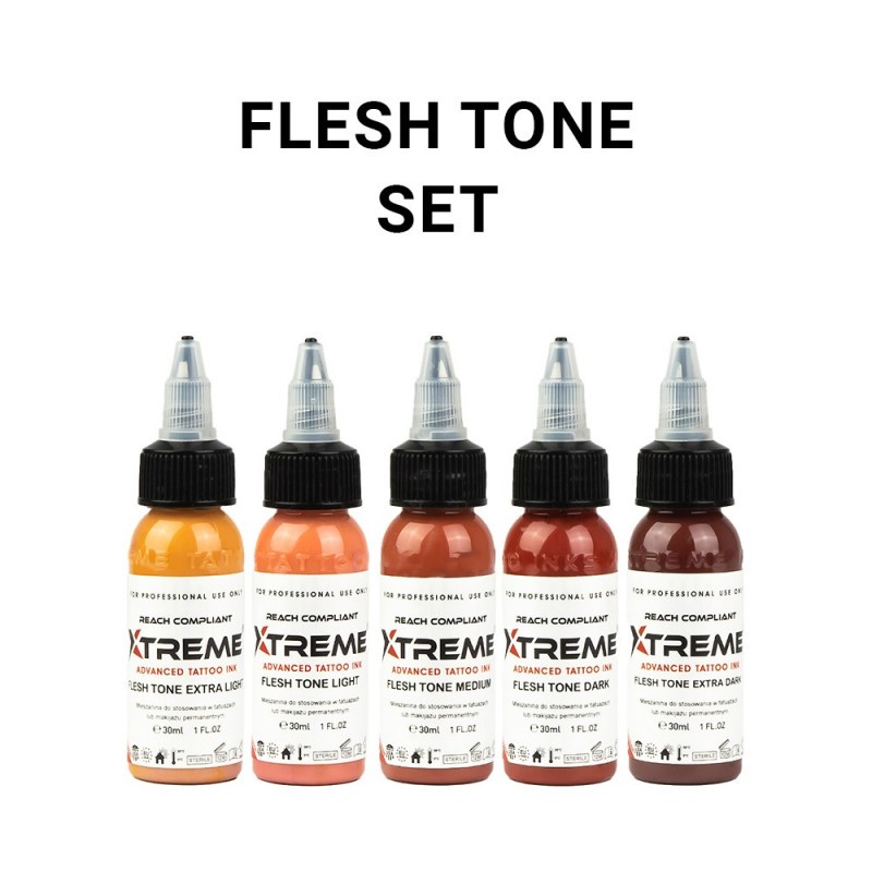 Set Encres Xtreme Ink - Flesh Tone (30ml)