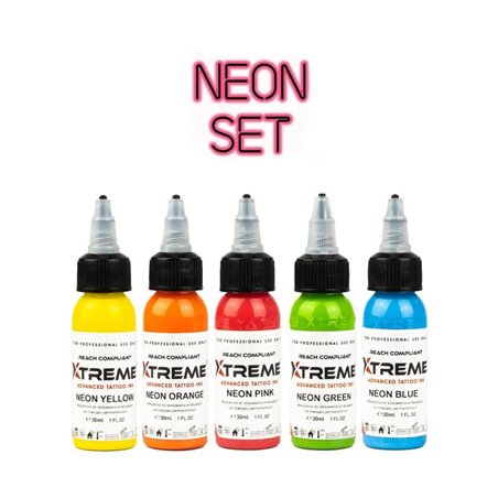 Set Encres Xtreme Ink - Neon (30ml)