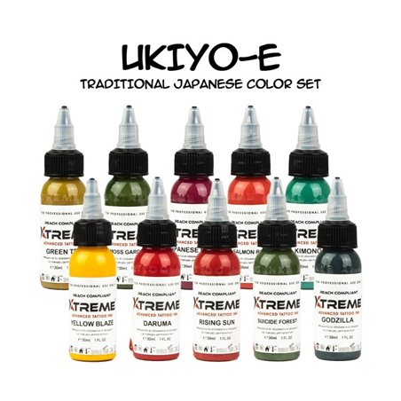 Set Encres Xtreme Ink - Ukiyo-E (30ml)