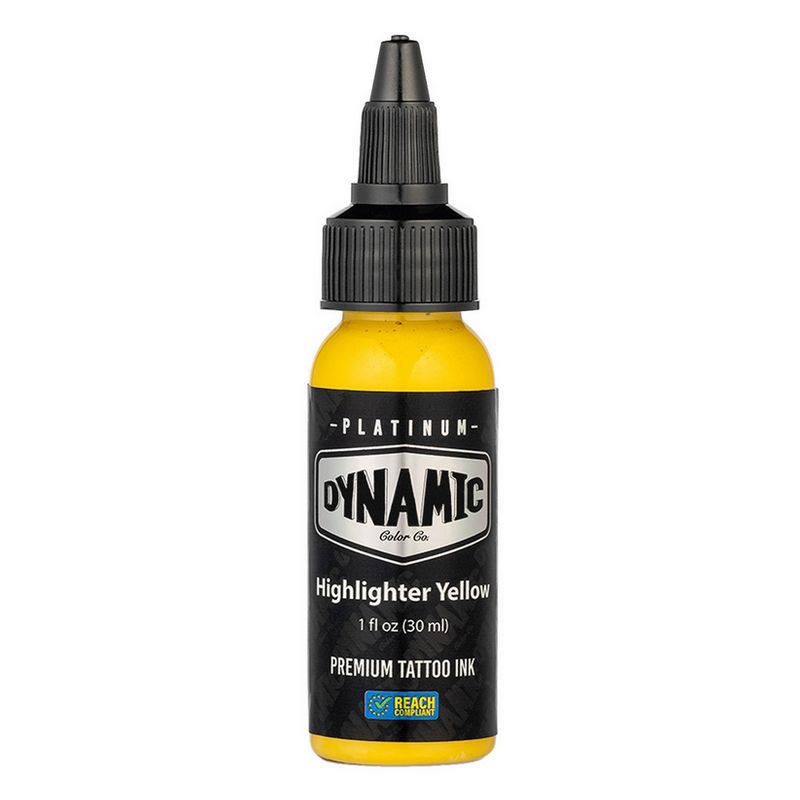 Encre DYNAMIC Platinum Highlighter Yellow (30ml)