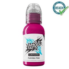 Encre WORLD FAMOUS Limitless Fuchsia Pink (30ml)