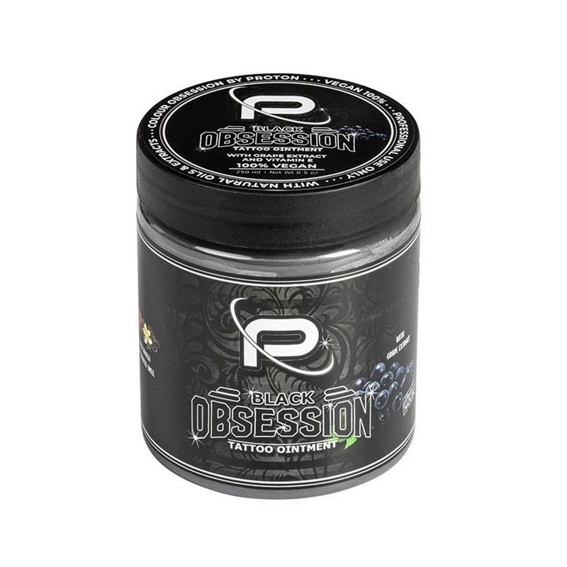 Tattoo butter Proton Colours Obsession - Black (250ml)